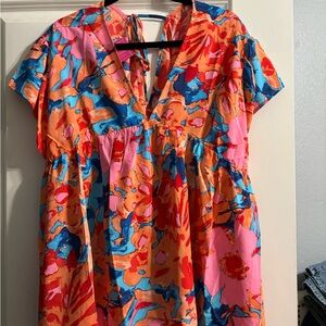 Vibrant Floral Women's Top